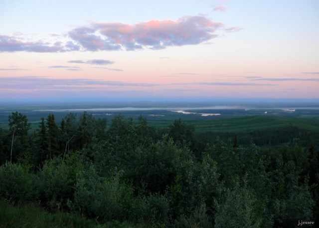 Forest fire in the Tanana Valley
