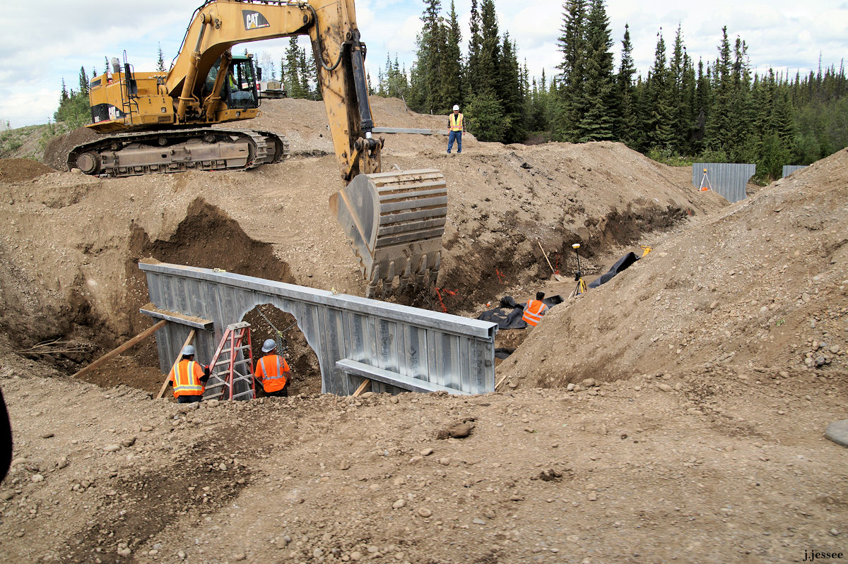 New culvert on the Alaska Highway « The Jack Jessee Blog